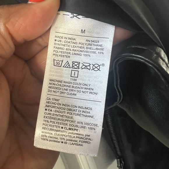 Old Navy Faux Leather Jacket - Picture 6 of 6